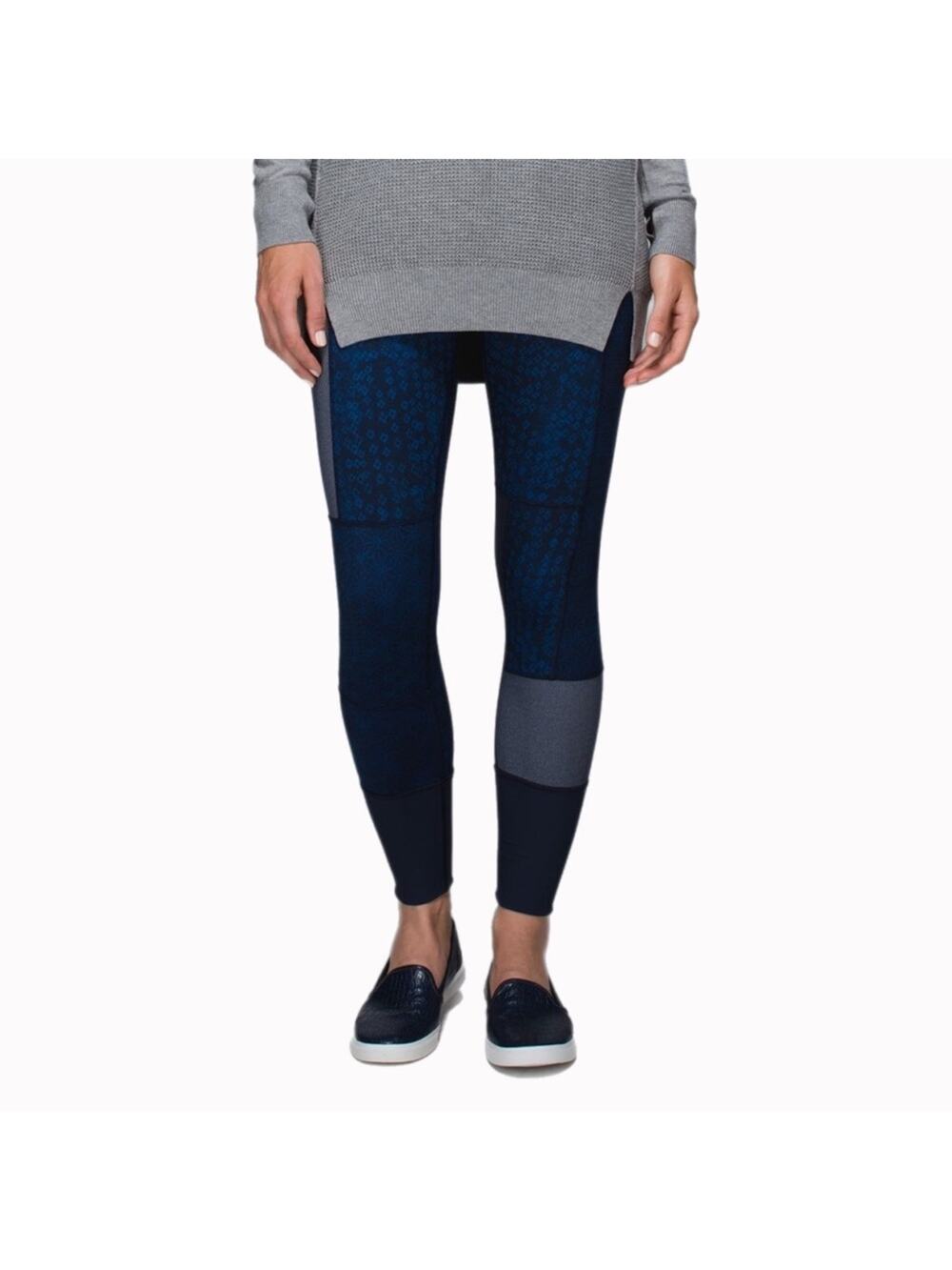 Lululemon Wunder Under Sashiko Patchwork Legging Sz 4